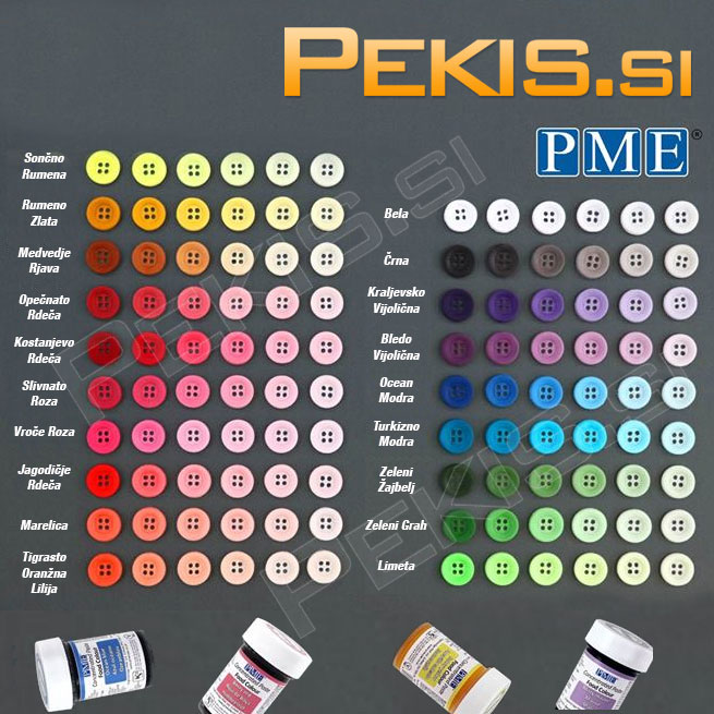 PME jedilna pasta JAGODIČJE RDEČA PEKIS trgovina za peko