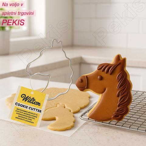 Wilton modelček za piškote – glava konja 7,7 cm
