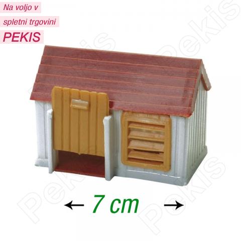 Dekorativna figurica (širina 7cm) hiša ali hlev