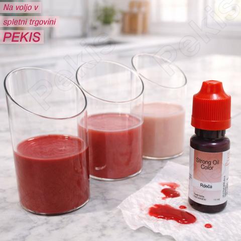 Strong Oil Color Rdeča