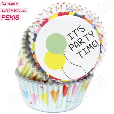 Folija papirčki za muffine It`s Party Time, 60 kom Folija papirčki za muffine It`s Party Time, 60 kom