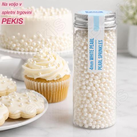 Biserne perlice PME (74g) 4mm užitni biseri