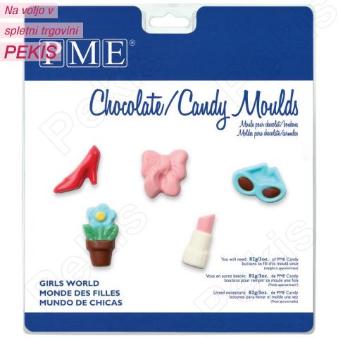PME modelček za čokoladke dekliški svet
