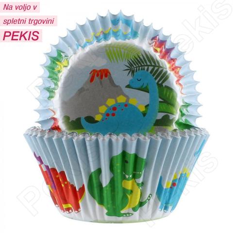 Folija papirčki za muffine DINOZAVRI Folija papirčki za muffine DINOZAVRI