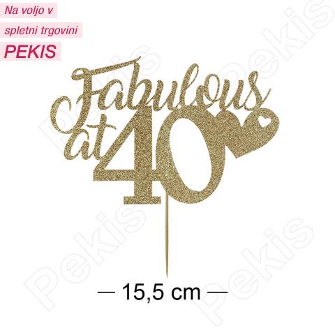 Tortni topper Fabulous at 40 Tortni topper Fabulous at 40