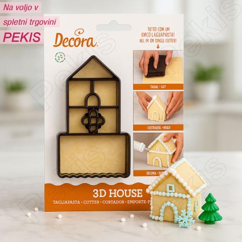 Modelček 3D mini medena hiška, Decora