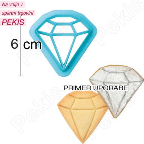 Modelček diamant 6 cm, plastika