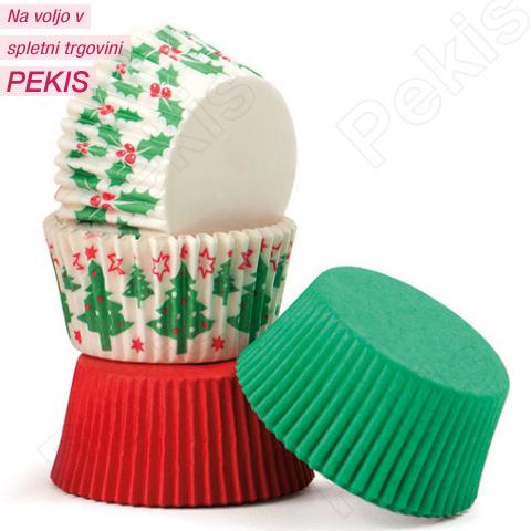 Papirčki za muffine Bodika in Smreke, 75 kom Papirčki za muffine Bodika in Smreke, 75 kom