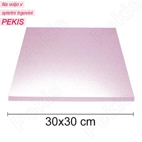 Podstavek 30x30cm, debelina 10mm – Roza