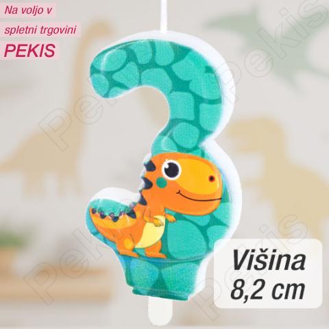 Svečka številka (3) Dinozaver