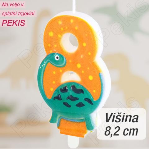 Svečka številka (8) Dinozaver