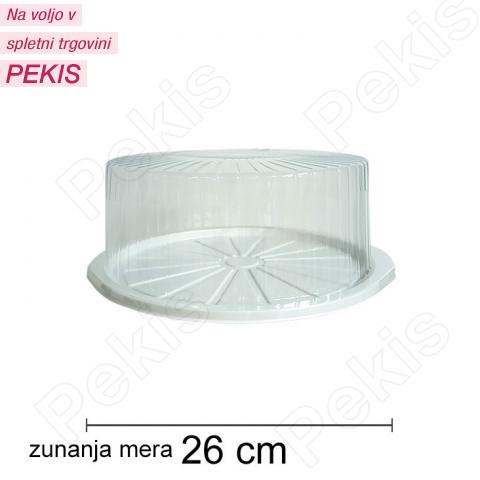 Embalaža za torte okrogla 26 cm