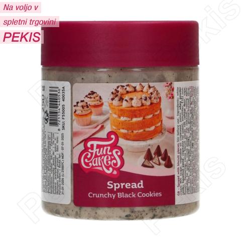 FunCakes namaz (Crunchy Black Cookies) Hrustljavi črni piškoti