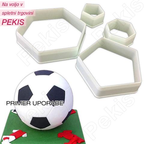 PME šestkotniki za nogometno žogo, 4 delni