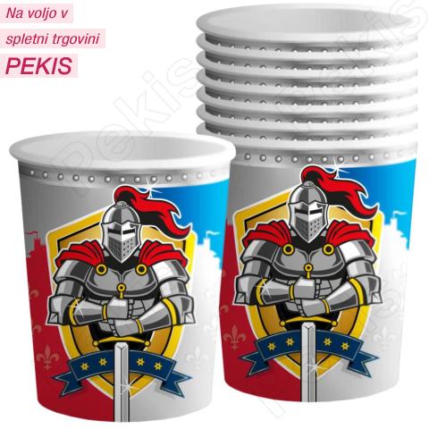 Papirnati kozarci Vitez, 250 ml, 8 kom Papirnati kozarci Vitez, 250 ml, 8 kom