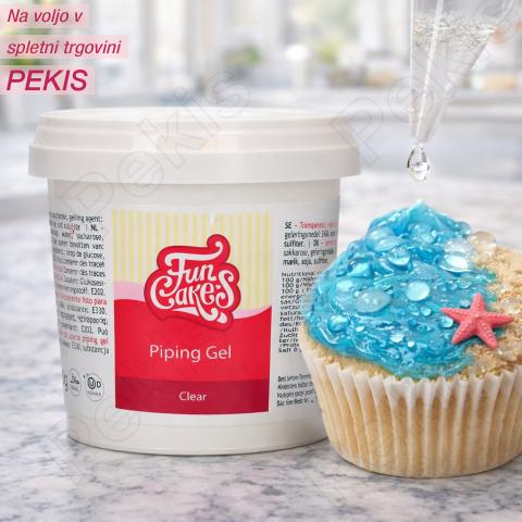 Piping gel za efekt vode in vodnih kapljic