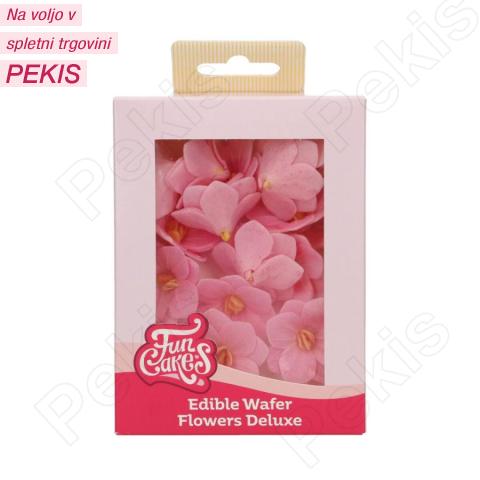 Wafer roza Hortenzije (3,7cm) 18 kom