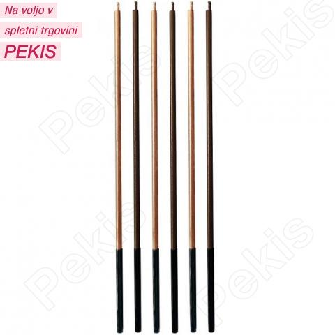 Metalik svečke za torto (17 cm, 6 kom) temno rjave in bakrene Metalik svečke za torto (17 cm, 6 kom) temno rjave in bakrene