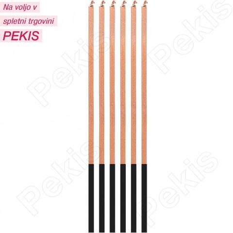 Roza zlate svečke (15 cm, 6 kom) Roza zlate svečke (15 cm, 6 kom)