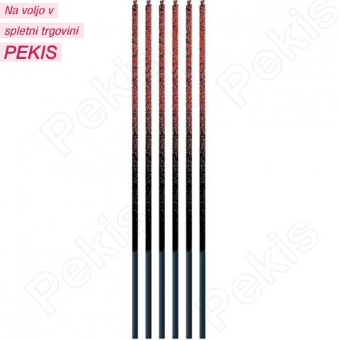 Prelivajoče svečke za torto (17 cm, 6 kom) rdeče bleščice Prelivajoče svečke za torto (17 cm, 6 kom) rdeče bleščice