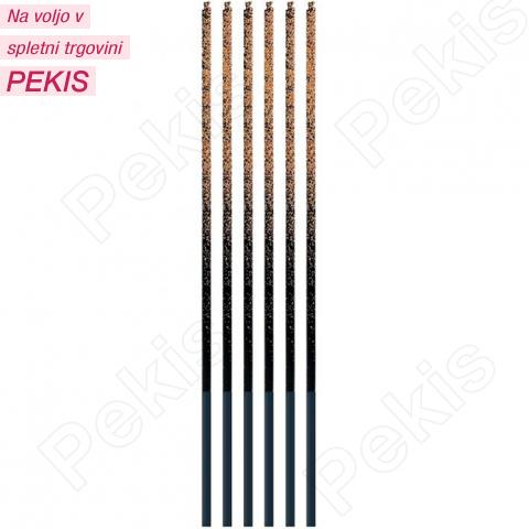 Prelivajoče svečke za torto (17 cm, 6 kom) bakrene bleščice Prelivajoče svečke za torto (17 cm, 6 kom) bakrene bleščice