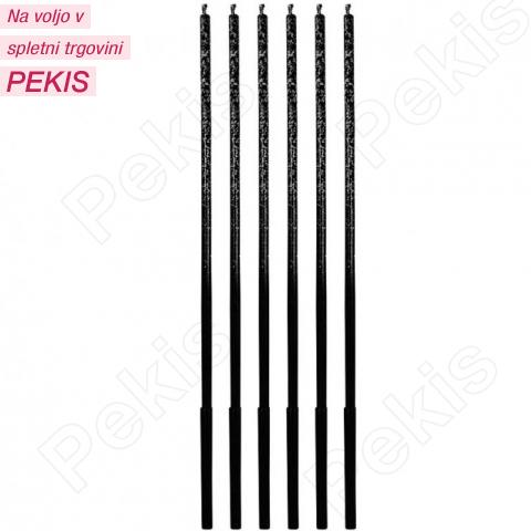 Prelivajoče svečke za torto (17 cm, 6 kom) srebrne bleščice Prelivajoče svečke za torto (17 cm, 6 kom) srebrne bleščice