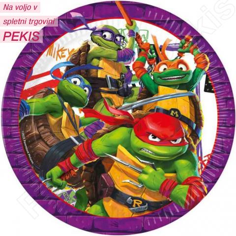 Papirnati krožniki Ninja želve