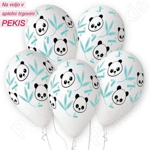 Baloni Panda 33cm, 5 kom Baloni Panda 33cm, 5 kom
