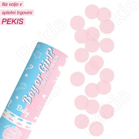 Konfetni top (15cm) Boy or Girl? ROZA Konfetni top (15cm) Boy or Girl? ROZA