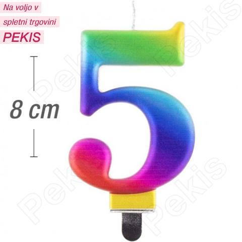 Mavrična svečka št.5 Mavrična svečka št.5