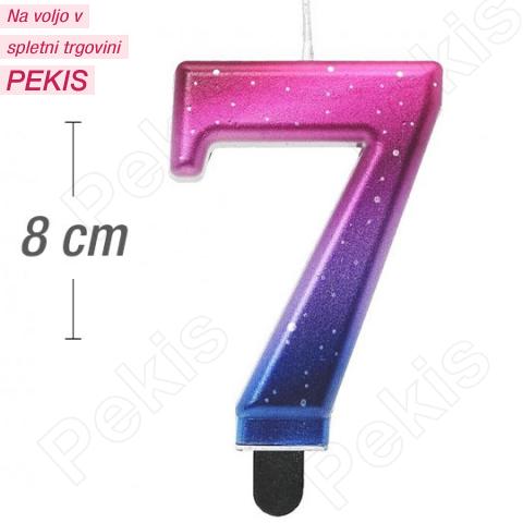 Metalik svečka Nočno nebo št.7 Metalik svečka Nočno nebo št.7