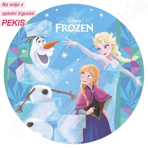 Hostija za torto Frozen (št.1) 20 cm