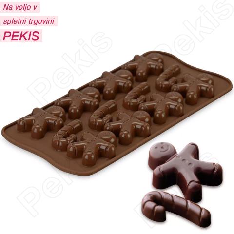 Silikomart silikonski modelček MEDENJAKI IN SLADKORNE PALČKE