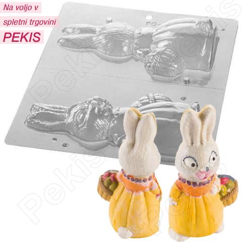 Plastičen modelček velikonočni zajček