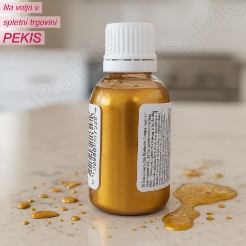 Metalik tekoča ZLATA barva