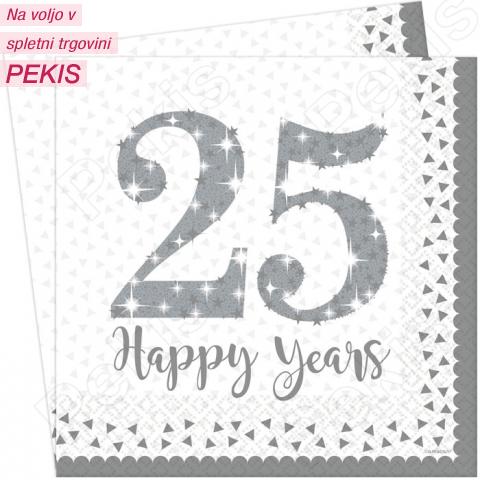 Servieti 25 obletnica poroke Servieti 25 obletnica poroke
