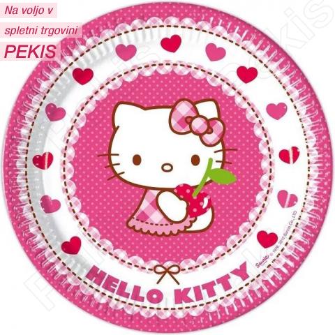 Papirnati krožniki Hello Kitty 23 cm