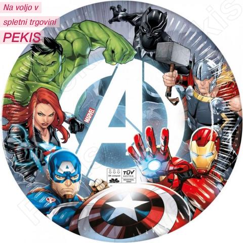 Papirnati krožniki Super heroji 23 cm Papirnati krožniki Super heroji 23 cm