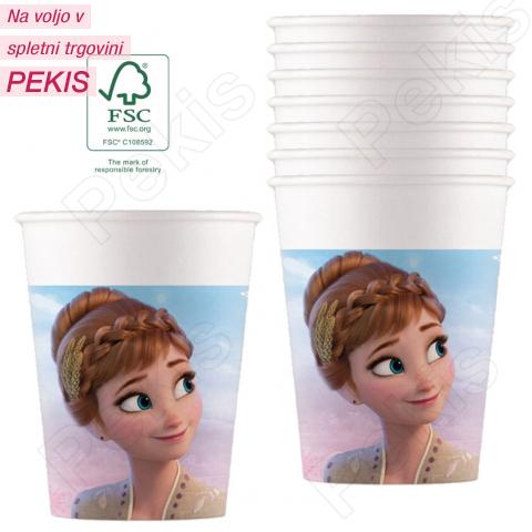 Papirnati kozarci Frozen 200 ml, 8 kom