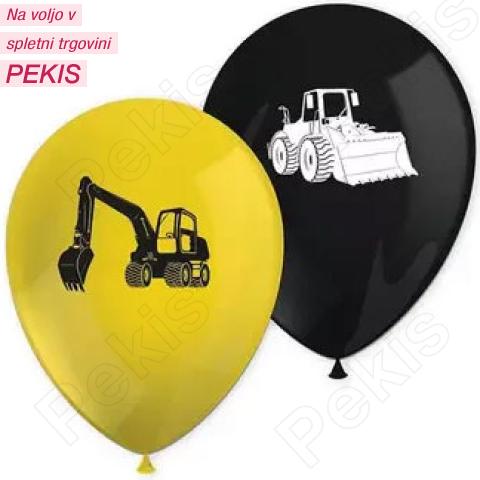 Baloni Gradbeništvo 28cm, 8 kom Baloni Gradbeništvo 28cm, 8 kom