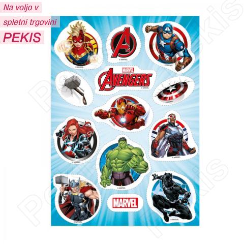 Mini jedilne slike (3,4cm) Super Heroji