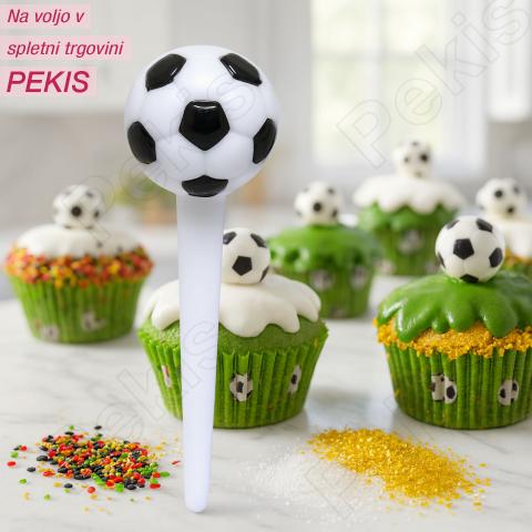 Dekoracija za sladice (1 kom) 3D nogometna žoga ***-50%***