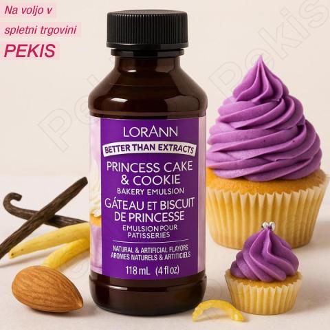 Princess Cake & Cookie (118 ml) emulzija za peko in aromo