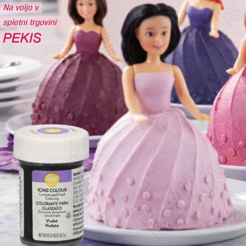 WILTON jedilno barvilo v pasti (Violet) VIJOLIČNA