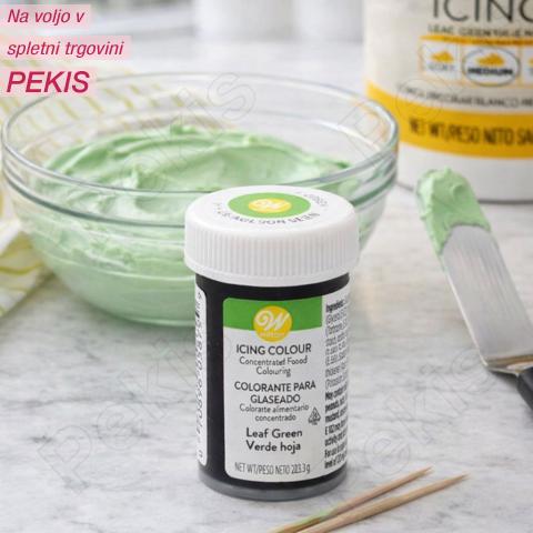 WILTON jedilno barvilo v pasti (Leaf Green) LISTNATO ZELENA
