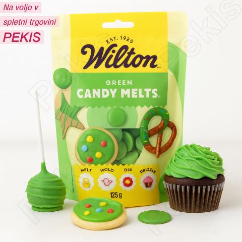 Wilton Candy Melts (Zelen) preliv za CakePopse in sladice