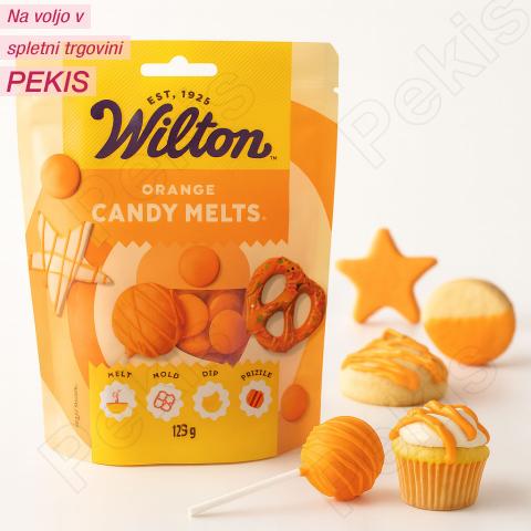 Wilton Candy Melts (Oranžen) preliv za CakePopse in sladice