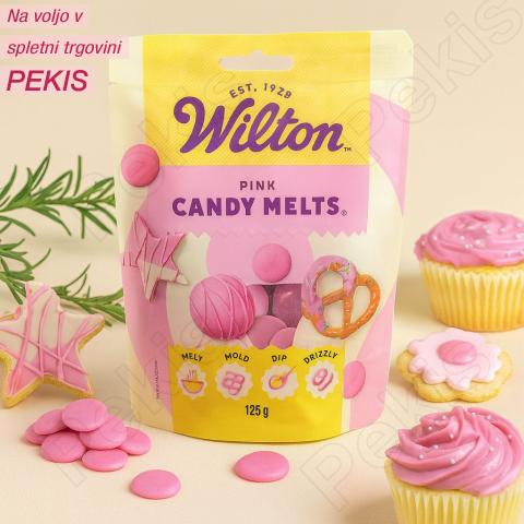 Wilton Candy Melts (Roza) preliv za CakePopse in sladice