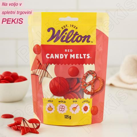 Wilton Candy Melts (Rdeč) preliv za CakePopse in sladice