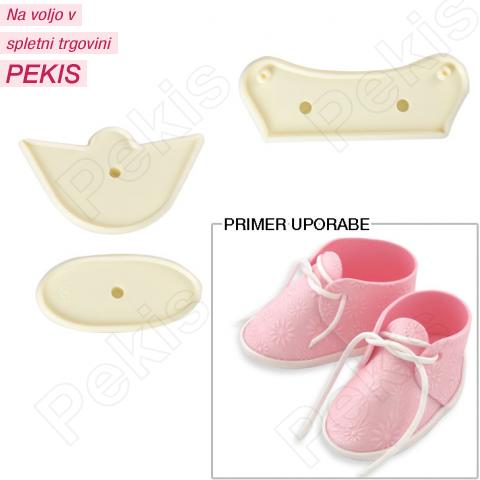 Modelček otroški copatki 9cm Modelček otroški copatki 9cm